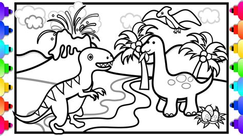 We believe in helping you find the product that is right for you. Learn to Draw and Color Dinosaurs and a Volcano for Kids ...