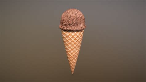 Ice Cream 3d Model Low Poly Cgtrader