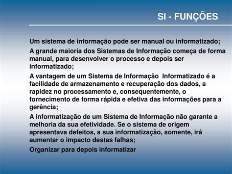 Administração Do Sistema De Informação