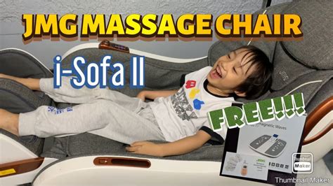 Jmg I Sofa Ii Massage Chair Unboxing Youtube
