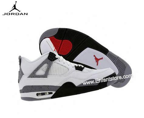 Nike Célèbre Nike Homme Sneakers Air Jordan 4iv Retro 2012 White