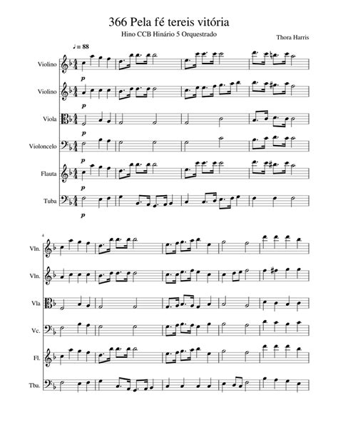 Hinos ccb hinario 5 download. Hino 366... Hinário 5...CCB Sheet music for Violin, Flute, Viola, Cello | Download free in PDF ...