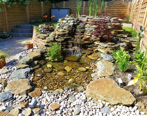 Garden Makeover With Cascade Water Feature Knowsley Abel