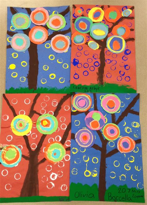 Kandinsky Trees Art For Kids Kindergarten Projects Kandinsky For Kids