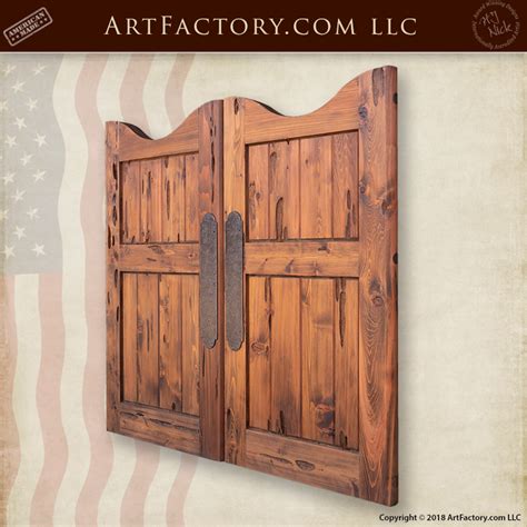Custom Hand Carved Saloon Doors Fine Art Certified Design