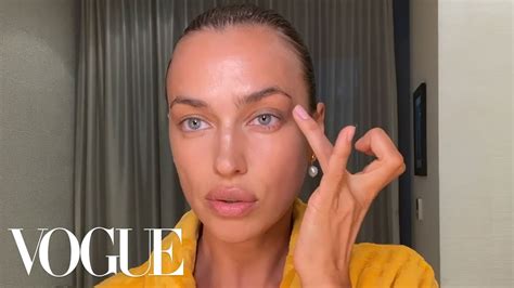 Irina Shayks Guide To Fresh Skin Full Brows Beauty Secrets Vogue