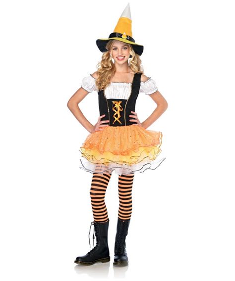 Candy Spellcaster Costume Teen Costume Witch Halloween