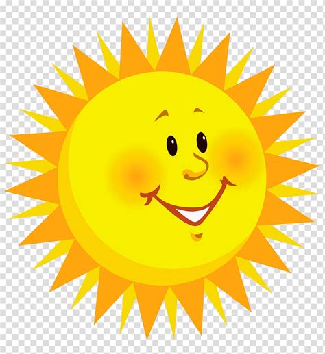 Smiley Sorrindo Sol Ilustração De Sol Amarelo Png Realpng