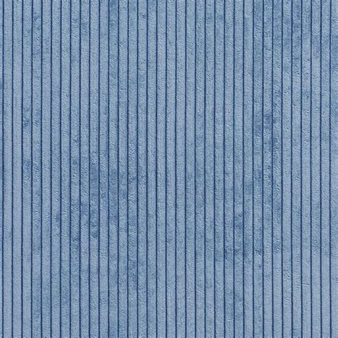 Blue Corduroy Striped Soft Velvet Upholstery Fabric By The Etsy
