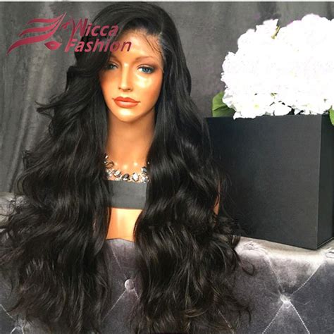 2016 7a Grade Unprocessed Virgin Brazilian Full Lace Human Hair Wigs Lace Front Wigs Glueless