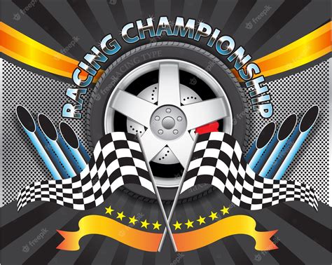 Premium Vector Racing Championship Sport Artwork Design