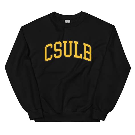 Csulb Crewneck Unisex Sweatshirt College Font Etsy