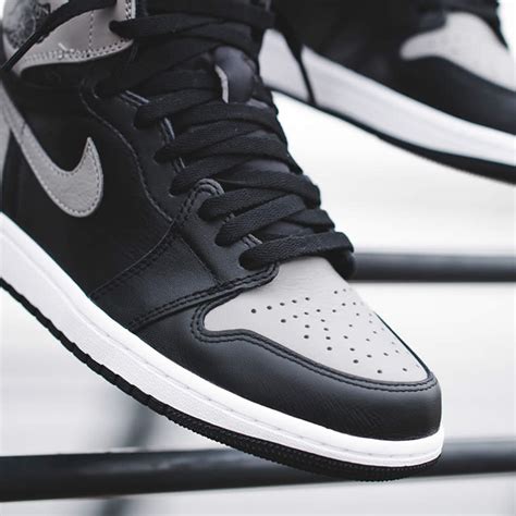 Air Jordan 1 Shadow Grey 2018 On Feet Mens Gs Outfit Shoes 555088 013