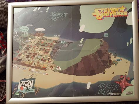 Beach City Map Poster Is Up Steven Universe Amino