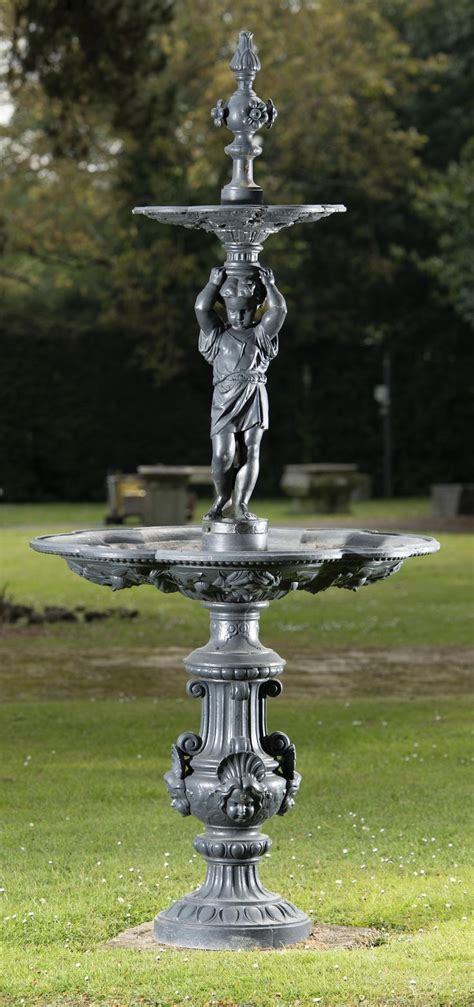 A Cast Iron Fountain Fountain Statuary Natural History