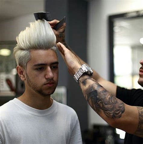 Mens Color Trend Platinum And Blonde Products Needed Enlightener