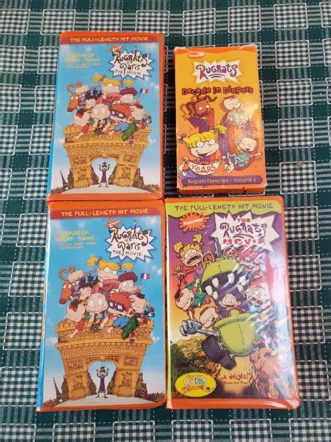 The Rugrats Movie Rugrats In Paris The Movie Vhs Movie Lot