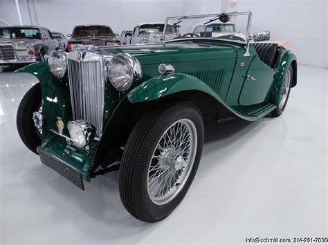 1948 Mg Tc Roadster Daniel Schmitt And Co Classic Car Gallery British