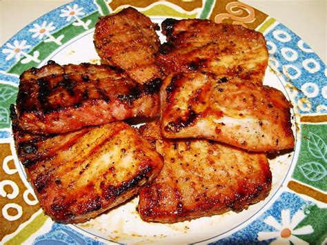 Sometimes the best food is the simplest. Grilled Boneless Pork Sirloin Chops with Brown Sugar Rub | Diana S | Copy Me That