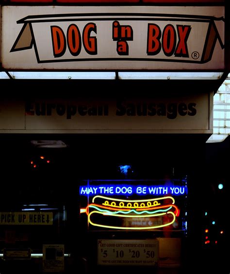 Shops in downtown, eugene, oregon. dog in a box | Hot dog vendor, downtown Eugene. I don't ...