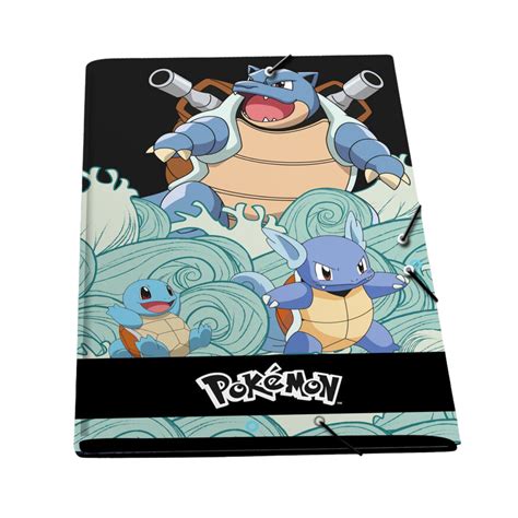 Pokemon Squirtle Evolution A4 Folder Nerdom Greece