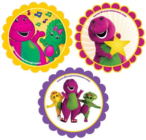 Mini Kit Personalizado Barney Barney Birthday Party Barney Birthday