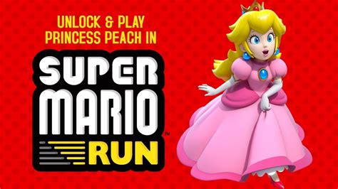 Playing As Princess Peach In Super Mario Run Unlocked By Beating Tour Mode Youtube