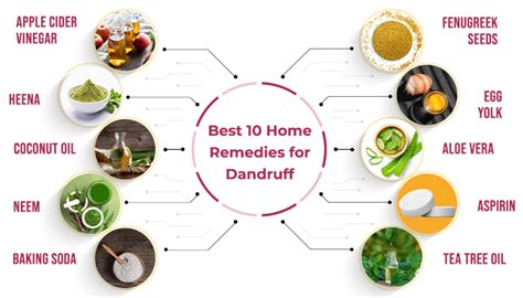 10 Best Home Remedies For Dandruff Treatments