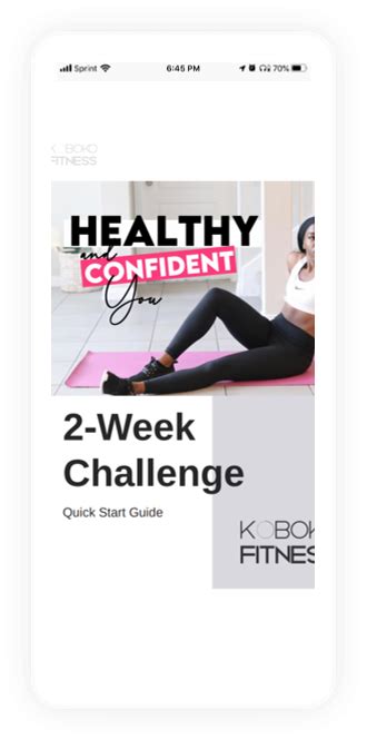 2 Week Challenge Pdf Koboko Fitness