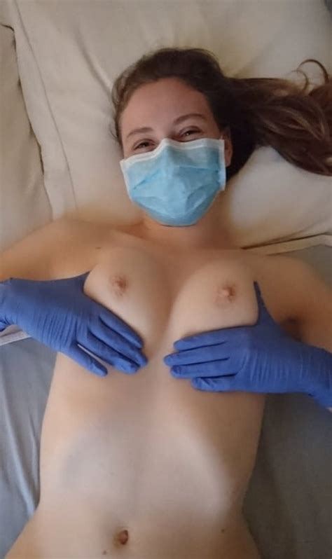 Nurse Administering Anesthesia Mask