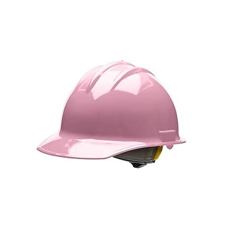 Bullard Plastic Ratchet Suspension Short Brim Hard Hat Pink 30lpr