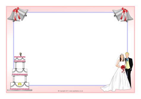 royal wedding  page borders sb sparklebox