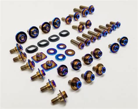 Titanium Body Bolt Kit Warp 9 Racing