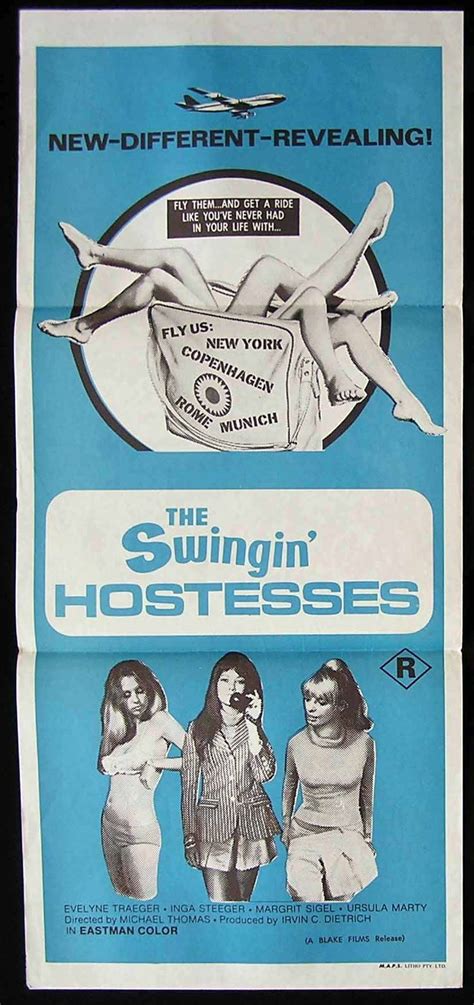 Swingin Hostesses The 70s Evelyne Traeger Michael Thomas Airline