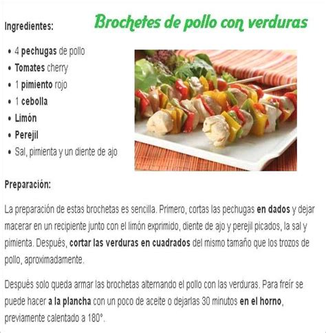 Pin en recetas