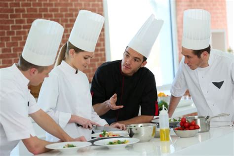 Working As A Part Of A Team Working In The Food Service Industry