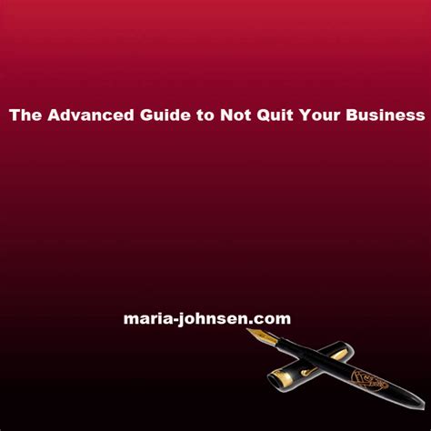 The Advanced Guide To Not Quit Your Business Million Dollar Blog