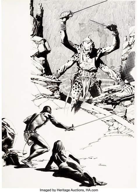 Al Williamson John Carter Of Mars Illustration Original Art C Lot