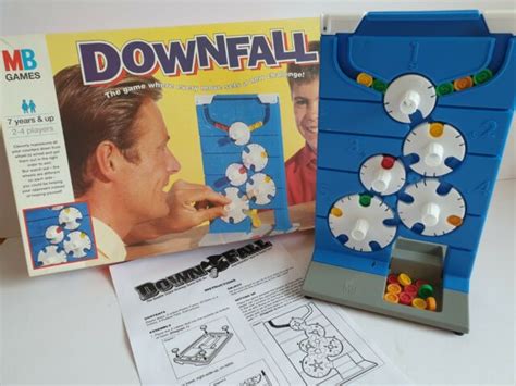Vintage 1985 Downfall Board Game Mb Games 100 Complete For Sale Online