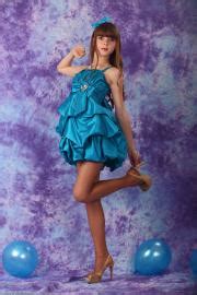 IMX To Eva R Silver Stars Blue Dress 1