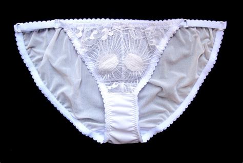 White Sheer Panties Sexy Sheer Panties See Through Knickers Mesh