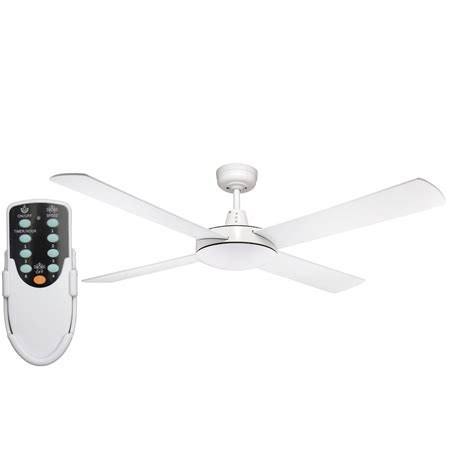Genesis 52 Inch Ceiling Fan White Remote Ceiling Fan Bargains