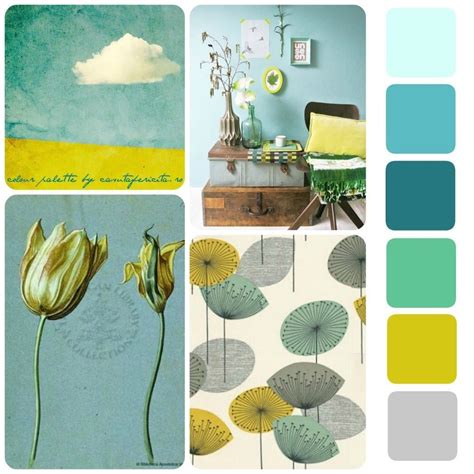 Colour Palette For Greens And Blues This Palette Focuses Mainly On