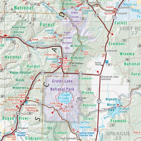 Oregon Recreation Map — Benchmark Maps