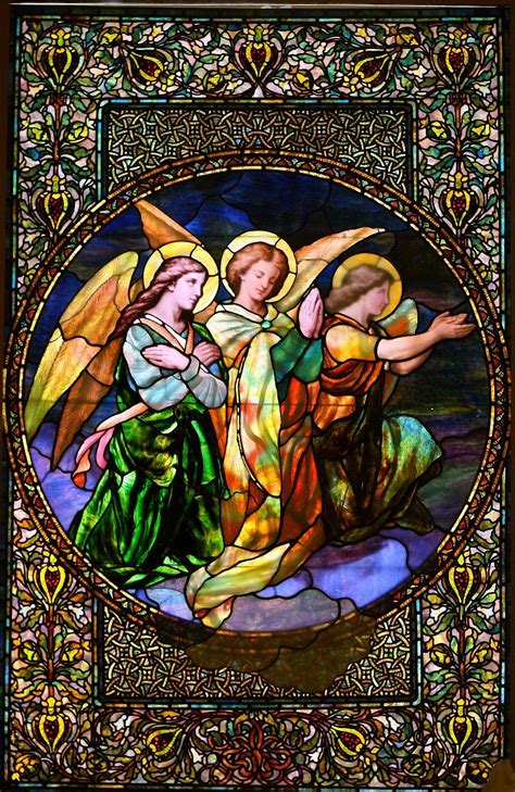 Angels Tiffany Stained Glass Stained Glass Art Stained Glass Windows