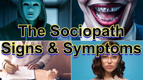 The Sociopath Signs And Symptoms Youtube