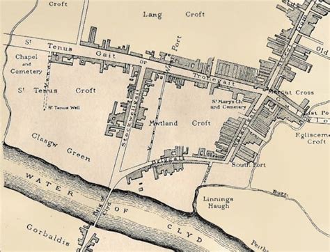 Random Notes Geographer At Large Map Of The Week 1 9 2012old Glasgow