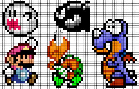 Super Mario Cross Stitch And Knitting Patterns
