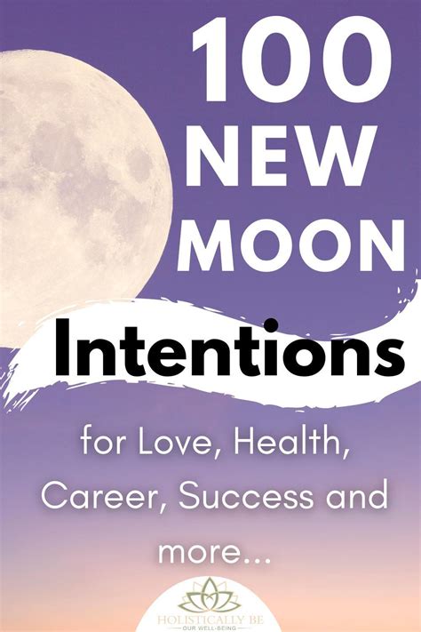 List 48 wise famous quotes about the new moon: 100 Inspiring New Moon Intentions to Manifest Love ...
