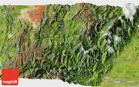 Satellite 3d Map Of Bogotá